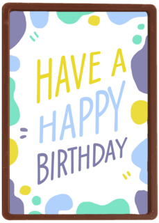 Verjaardagskaart man vrouw hip Have a happy birthday