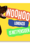 Pensioen whoohoo met naam