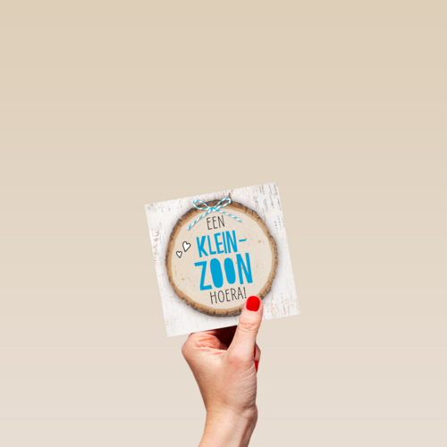 boomstam een kleinzoon geboren