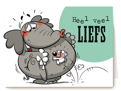 funny mail heel veel liefs