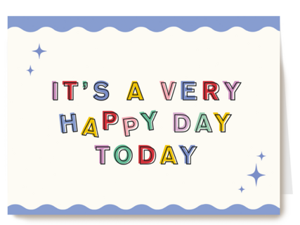Its a very happy day today
