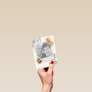 x jaar getrouwd met fotolijst