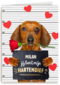 valentijn kaart hond jij bent mijn hartendief
