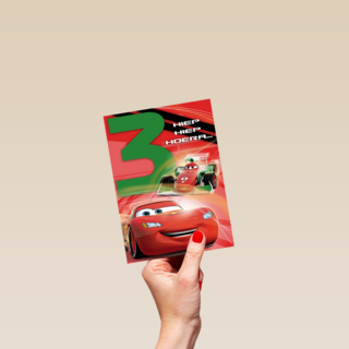 drie hiep hiep hoera cars
