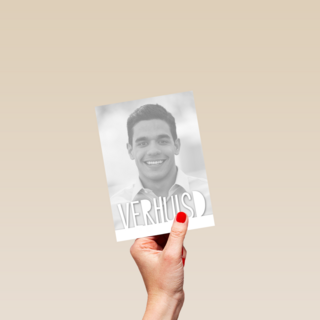 nieuwe woning verhuisd fotokaart
