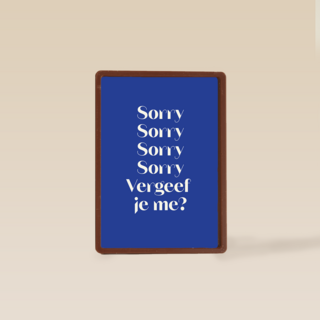 AndC Sorry vergeef je me