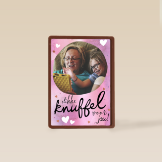 zomaar fotokaart een dikke knuffel voor jou