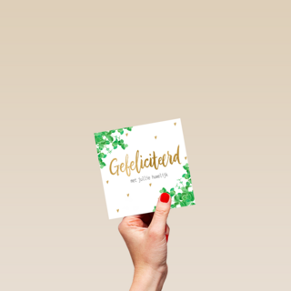 Trouwkaart Gefeliciteerd met jullie huwelijk