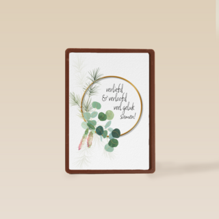 Verloofdkaart Veel geluk samen