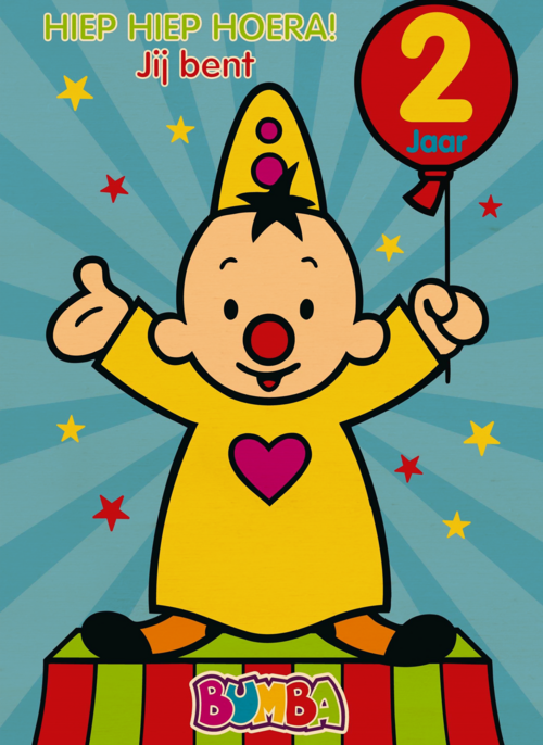bumba met ballon twee jaar