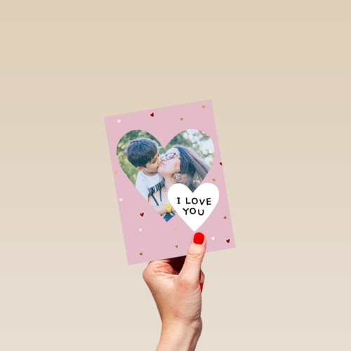 zomaar fotokaart hart i love you