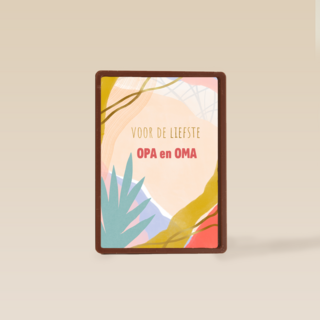Zomaar kaart voor de liefste opa en oma
