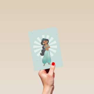 prinses kaart disney blanco jasmin