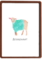 Beterschapskaart schaap met trui