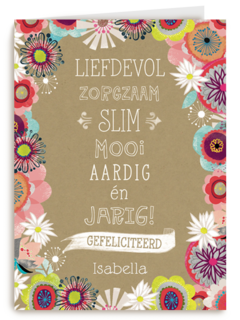 jarig verjaardag vrouw