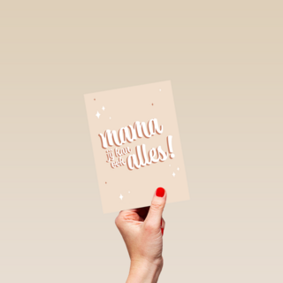 Mama jij kan ook alles complimentkaart