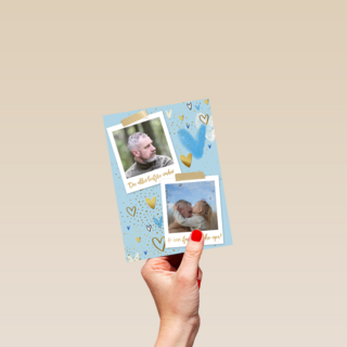 De allerliefste vader en fantatische opa fotokaart