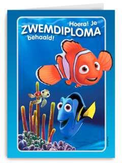 Nemo zwemt met vrienden