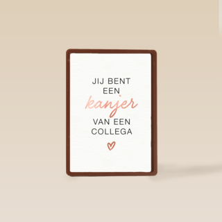 Bedankt kaart thuiswerken jij bent een kanjer van een collega