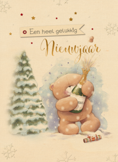 Forever Friends Gelukkig Nieuwjaar fles