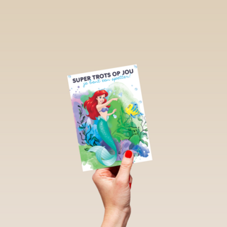 prinses kaart disney super trots op jou ariel botje