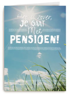 ombouw het is zover je gaat met pensioen