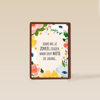 Sterktekaart soms wil je zoveel zeggen