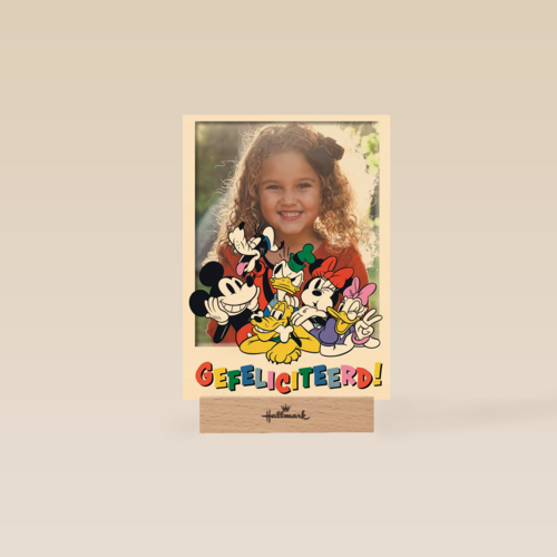Mickey and Friends foto verjaardagskaart