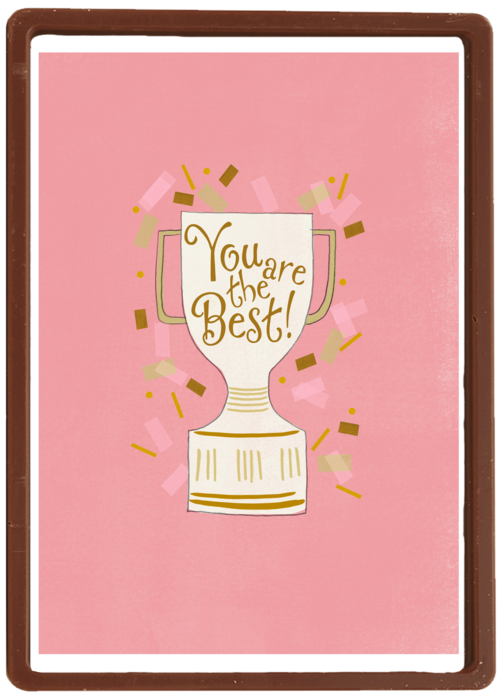 Complimentkaart you are the best
