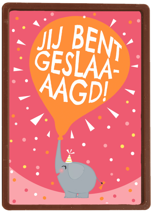 Olifant Jij bent geslaagd