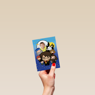 Harry Potter Fotokaart Blauw