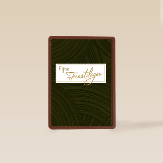 Kerstkaart stijlvol fijne feestdagen