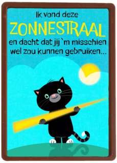 Beterschapskaart zonnestraal