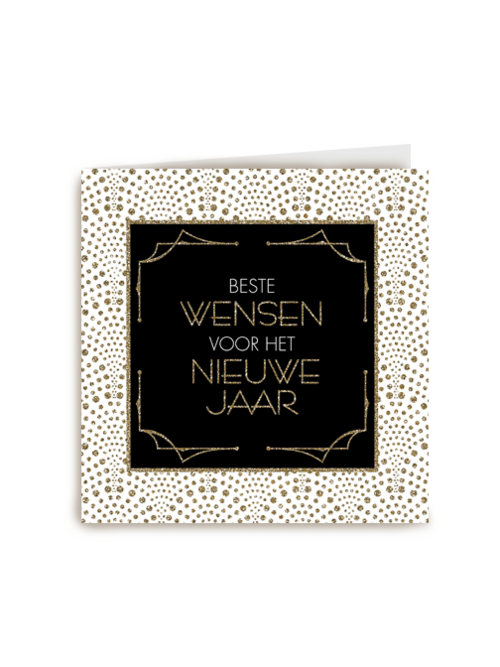 nieuwjaarskaart zakelijk patronen