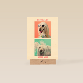 Moederdagkaart grappig before and after kids