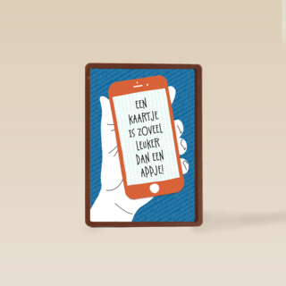 Verjaardagskaart zoveel leuker dan een appje