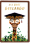Folio geslaagd kaart giraf