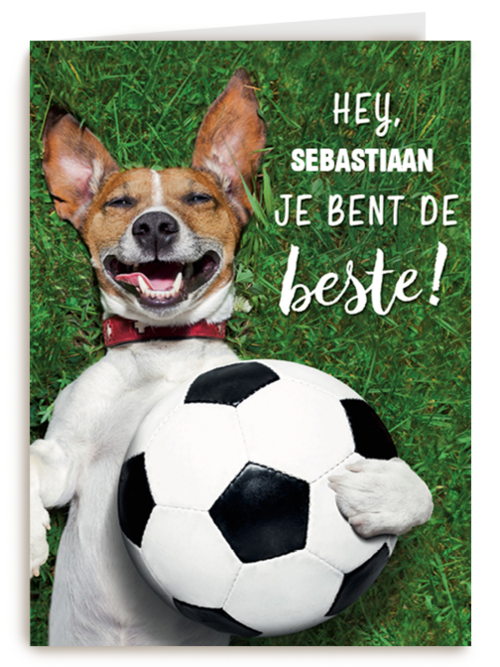 motivatiekaart met de tekst jij bent de beste