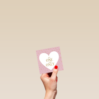 valentijnskaart stijlvol my one and only