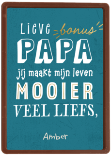 vaderdag kaart lieve bonus papa