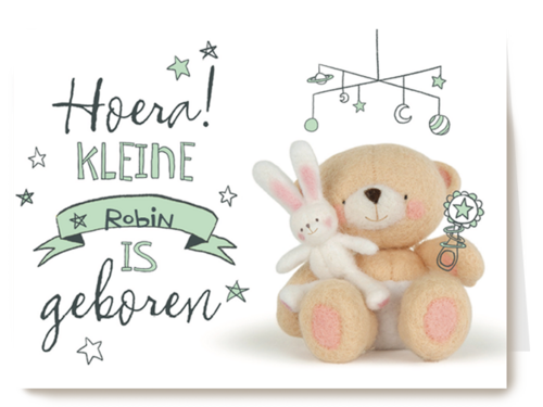 Hoera klein beertje