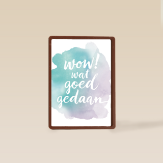 watercolor wow wat goed gedaan