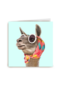 lama met zonnebril
