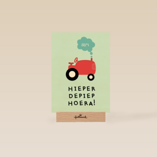 Verjaardagskaart tractor