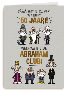 50 jaar welkom bij de abraham club