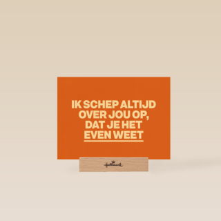 Ik schep altijd over jou op AndC