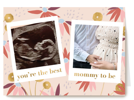 Zwangerschap felicitatie best mommy to be