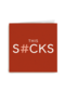 Sterktekaart this sucks rood gezakt