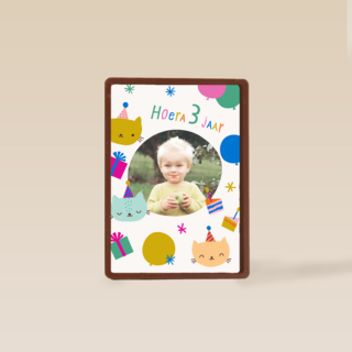 Hoera 3 jaar fotokaart
