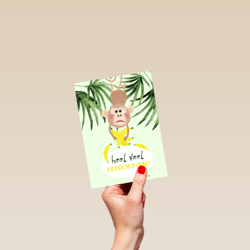heel veel beterschap met deze bananen